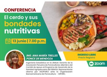 Conferencia «El cerdo y sus bondades nutritivas» / Viernes 13 de junio – 7:00 p.m.