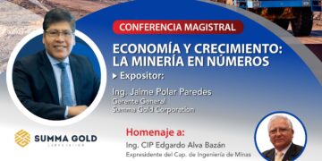 Conferencia Magistral «Economía y Crecimiento: La Minería en Números» / Martes 8 de julio – 7:00 p.m.