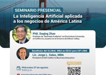Seminario Presencial: «La Inteligencia Artificial aplicada a los negocios de América Latina» / Miércoles 27 de agosto – 3:00 p.m.