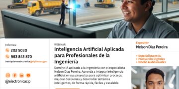 Webinar: «La Inteligencia Artificial aplicada para profesionales de la ingeniería» / Viernes 29 de Agosto – 6:00 p.m.