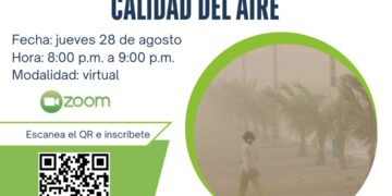 Conferencia: ¨El viento Paracas como fenómeno natural, su origen e impacto en la calidad del aire¨ / Jueves 28 de agosto – 8:00 p.m.