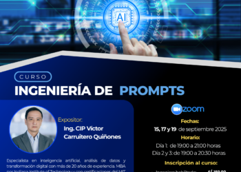 Curso: “Ingeniería de Prompts” / Inicio: 15 de setiembre