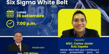 Curso:¨Certifícate en Lean Six Sigma White Belt¨ / Lunes 15 de septiembre – 7:00 p.m.