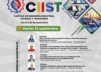 CIP Lima celebra la Semana de Aniversario 2025 del Capítulo de Ingeniería Industrial, de Sistemas y Transporte con ponencias el martes 23 de septiembre
