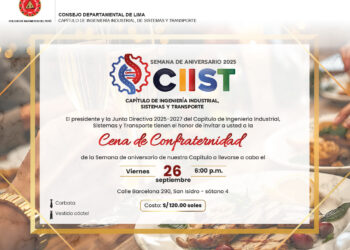 Invitación Especial – Cena de Gala de Confraternidad CIIST