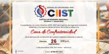 Invitación Especial – Cena de Gala de Confraternidad CIIST