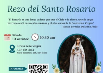 Rezo del Santo Rosario / Sábado 4 de octubre – 10:30 a.m.