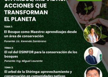 Webinar: ¨Un árbol, mil vidas: Acciones que transforman el planeta¨ / Miércoles 1 de septiembre – 6:00 p.m.