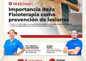 Webinar Gratuito: “La importancia de la Fisioterapia en la prevención de lesiones” / Jueves 9 de octubre