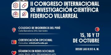 II Congreso Internacional de Investigación Científica Federico Villareal / 15, 16 y 17 de octubre