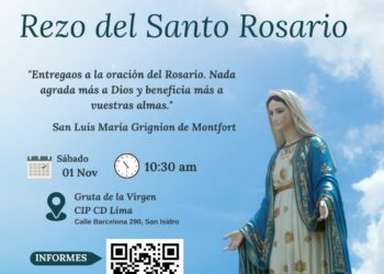 Rezo del Santo Rosario / Sábado 1 de noviembre – 10:30 a.m.