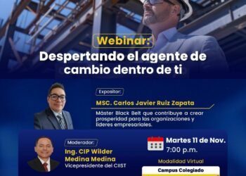 Webinar: ¨Despierta al Agente de Cambio que Vive en Ti¨ / Martes 11 de noviembre – 7:00 p.m.