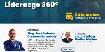 Conferencia: ¨Liderazgo 360°¨/ Miércoles 03 de diciembre – 7:00 p. m.