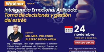 Webinar: ¨¡Desarrolla tu inteligencia emocional y potencia tu carrera profesional!¨/ Lunes 24 de noviembre – 7:00 p. m.