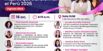 Foro: ¨Líderes de Impacto Mujeres que transforman el Perú 2026¨ / 16 de diciembre – 8:15 a.m.