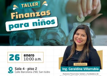 Taller: Finanzas para niños / Lunes 26 de enero – 10:00 a.m.
