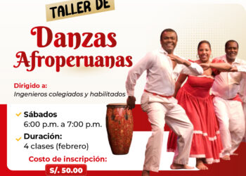 Taller: ¨Danzas Afroperuanas¨ / Inicio: Sábado 7 de febrero