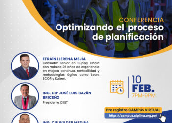 Conferencia Virtual: “Optimizando el Proceso de Planificación” / 10 de febrero