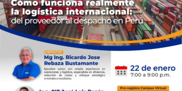 Conferencia: ¿Sabes cómo funciona realmente la logística internacional? / Jueves 22 de enero – 6:00 p.m.