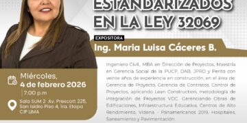 Conferencia: Contratos estandarizados en la ley 32069 / Miércoles 4 de febrero