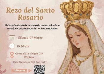 Rezo del Santo Rosario: Sábado 07 de marzo