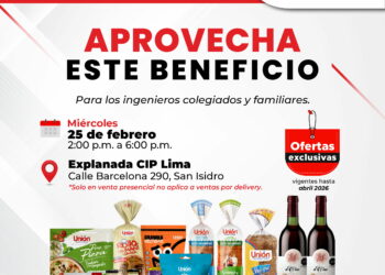 CIP LIMA Y Unión:¡Ofertas exclusivas para nuestros colegiados!