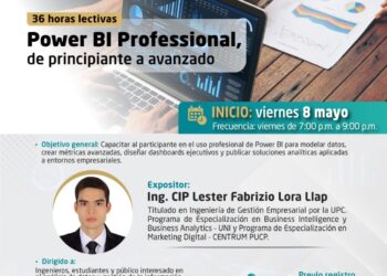 Power BI Profesional: de principiante a avanzado / Inicio: 8 de mayo