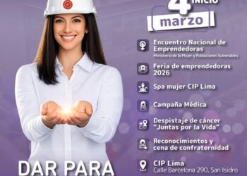 El CIP Lima y el Ministerio de la Mujer y Poblaciones Vulnerables te invitan al “Encuentro Nacional para la Autonomía Económica de las Mujeres: Emprendimientos, innovación y nuevos mercados”