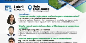 Foro: La ingeniería agrícola y el reuso de las aguas residuales / Miércoles 8 de abril