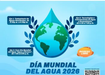 Foro: Día Mundial del Agua 2026 – Agua y Género | Viernes 20 de marzo 2:30 p.m.