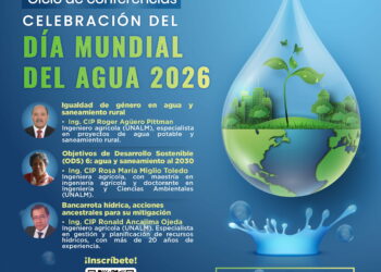 Ciclo de conferencias: celebración del Dia Mundial del Agua 2026 “Agua y género” / Lunes 23 de marzo