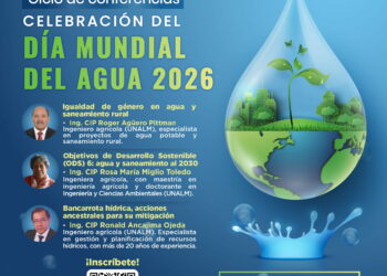 Ciclo de conferencias: celebración del Dia Mundial del Agua 2026 “Agua y género” / Lunes 23 de marzo