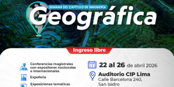  ¡Llega la Semana del Capítulo de Ingeniería Geográfica! – Del 22 al 26 de abril.
