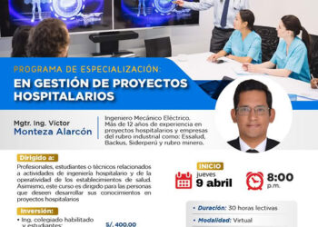 CIP Lima impulsa programa de especialización para fortalecer la gestión de proyectos hospitalarios
