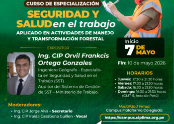 Curso: ¨Seguridad y salud en el trabajo en Actividades Forestales¨ / Inicio: 7 de mayo