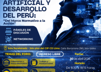 Foro: «Inteligencia Artificial y desarrollo del Perú» / Jueves 30 de abril