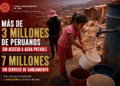 CIP Lima advierte que son más de 3 millones de peruanos sin acceso a agua potable y 7 millones sin servicio de saneamiento