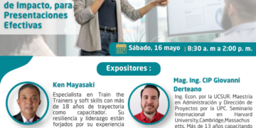 Curso – Taller: “Comunicación de Impacto para Presentaciones Efectivas” / Inicio: Sábado 16 de mayo