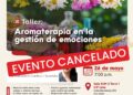 Taller: “Aromaterapia en la gestión de emociones” / Martes 26 de mayo. CANCELADO