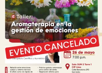 Taller: “Aromaterapia en la gestión de emociones” / Martes 26 de mayo. CANCELADO