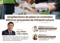 Conferencia: ¨Ampliaciones de Plazo en Contratos Nec4 en Proyectos de Infraestructura¨ / Jueves 21 de mayo