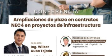 Conferencia: ¨Ampliaciones de Plazo en Contratos Nec4 en Proyectos de Infraestructura¨ / Jueves 21 de mayo