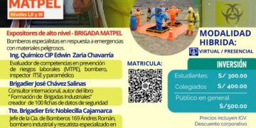 Módulo III del «Programa especializado: Perito en Gestión Integral de Sustancias Químicas» / Inicio: 19 de mayo