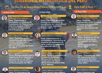 Impulsan debate técnico sobre soberanía metalúrgica en el Perú