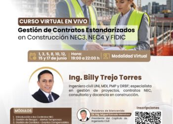 Curso Virtual en vivo: Gestión de Contratos Estandarizados en Construcción NEC3. NEC4 y FIDIC / Inicio: 1 de junio