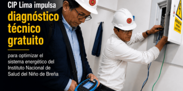 CIP Lima impulsa diagnóstico técnico gratuito en el Instituto Nacional de Salud del Niño para optimizar su sistema energético