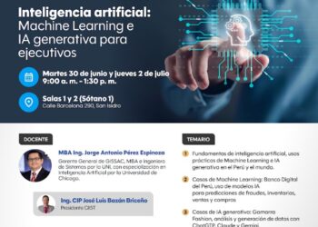 Curso presencial: Inteligencia artificial: Machine Learning e IA generativa para ejecutivos / Martes 30 de junio y jueves 02 de julio