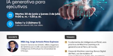 Curso presencial: Inteligencia artificial: Machine Learning e IA generativa para ejecutivos / Martes 30 de junio y jueves 02 de julio