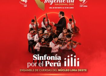 “Sinfonía por el Perú” ofrecerá concierto gratuito en el Teatro Auditorio CIP Lima / Jueves 11 de junio