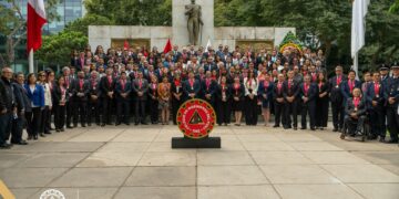 Tradición, civismo y orgullo institucional marcaron la Ceremonia de Izamiento del Pabellón Nacional en la Semana de la Ingeniería Nacional 2026